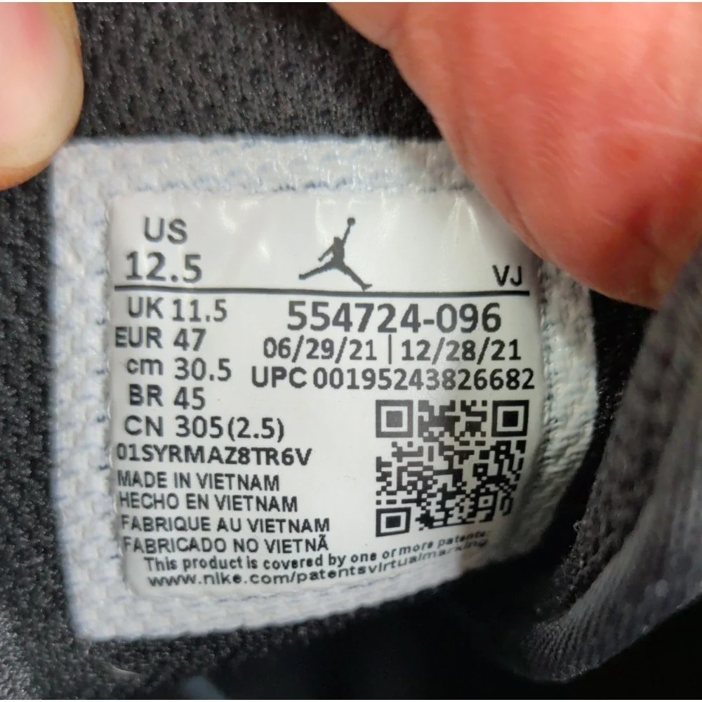 Nike Air Jordan 1 Mid Shadow Red Black Grey Shoes 554724-096